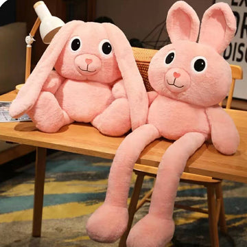 Extendable Bunny Stuffed Toy 37.4"