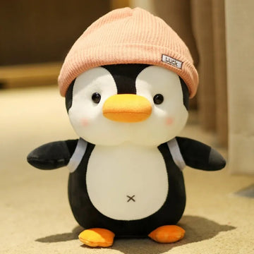 Penguin Plush Toy with Backpack 8.3 Inches
