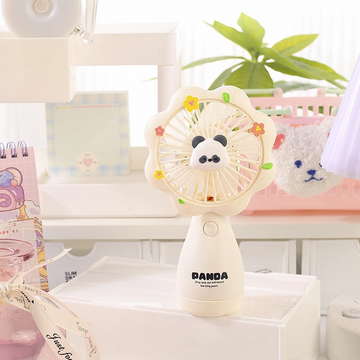 Panda Flower Portable Fan