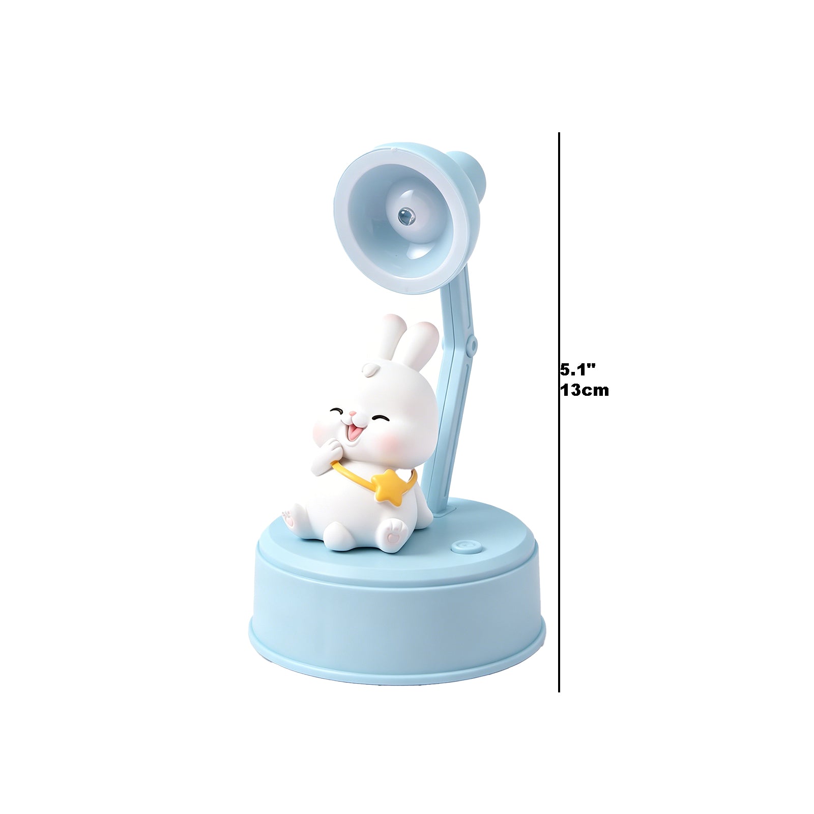 The Dreamy Bunny Companion Lamp – Adorable Kawaii Rabbit Night Light with Warm Glow, Portable Bedside Lamp for Kids' Room, Study Desk & Aesthetic Dorm Decor 中文参考：