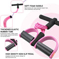 4-Tube Foot Pedal Resistance Band – High-Density Elastic Yoga Puller for Core, Legs & Full-Body Toning at Home, image 3
