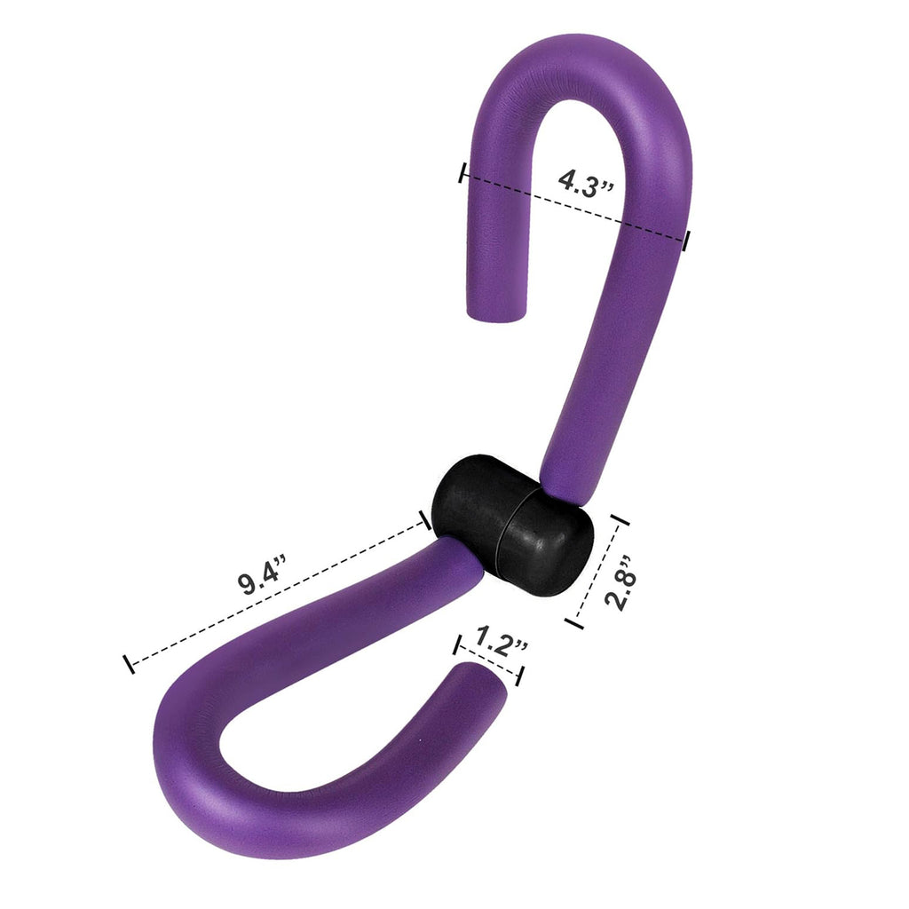 Purple Multi-Function Leg Trainer – Inner Thigh & Pelvic Floor Exerciser for Toning, Lifting & Postpartum Recovery | Compact Home Fitness Tool
