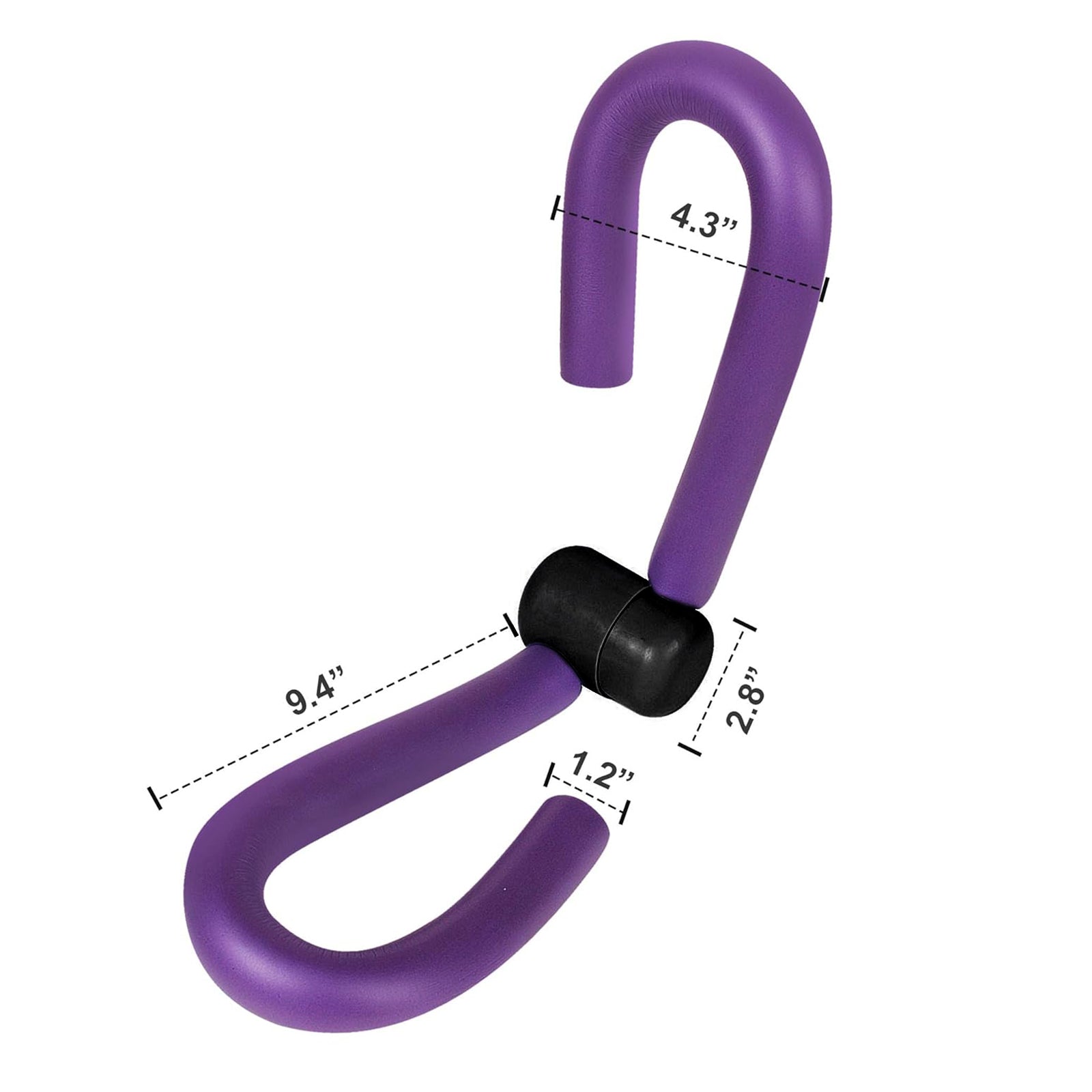 Purple Multi-Function Leg Trainer – Inner Thigh & Pelvic Floor Exerciser for Toning, Lifting & Postpartum Recovery | Compact Home Fitness Tool