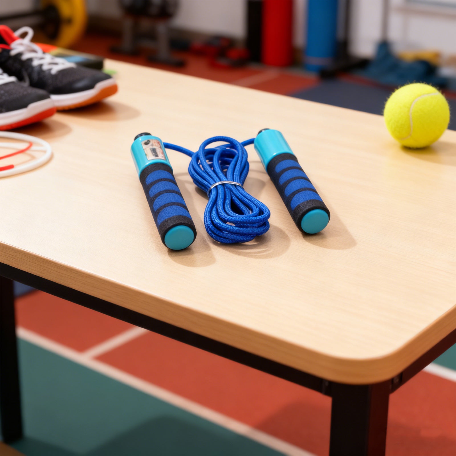 Smart Counting Jump Rope with Anti-Slip Foam Handles – Adjustable Length, Digital Counter for Fitness, Weight Loss & Student Training