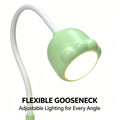 Cute Cat-Shaped Desk Lamp with Pen Holder – Adjustable LED Study Light for Kids & Students, Yellow & Green Options, image 3