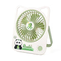 Cute Panda Desktop Fan – USB Rechargeable, Quiet & Portable Mini Fan with Cat-Ear Handle for Office, Dorm & Home Use, image 3
