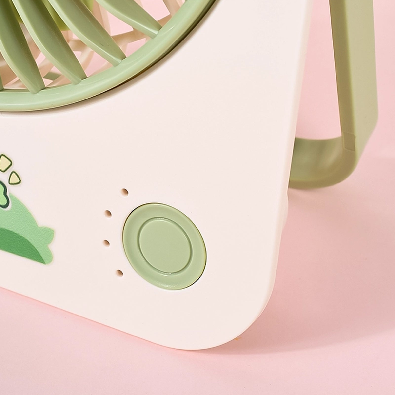 Cute Panda Desktop Fan – USB Rechargeable, Quiet & Portable Mini Fan with Cat-Ear Handle for Office, Dorm & Home Use, image 4