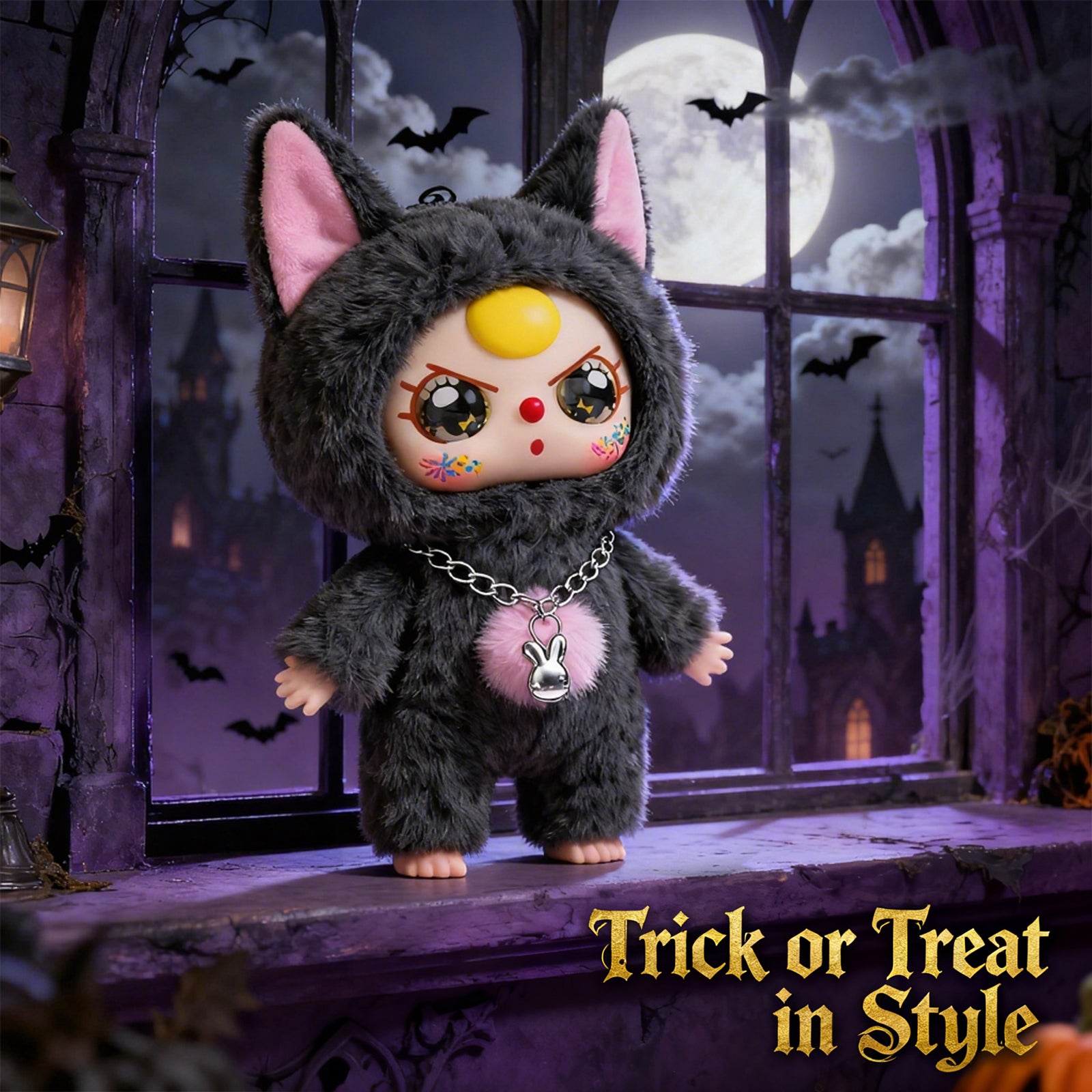 Kawaii Baby Three Cats and Dogs Series Plush Blind Box