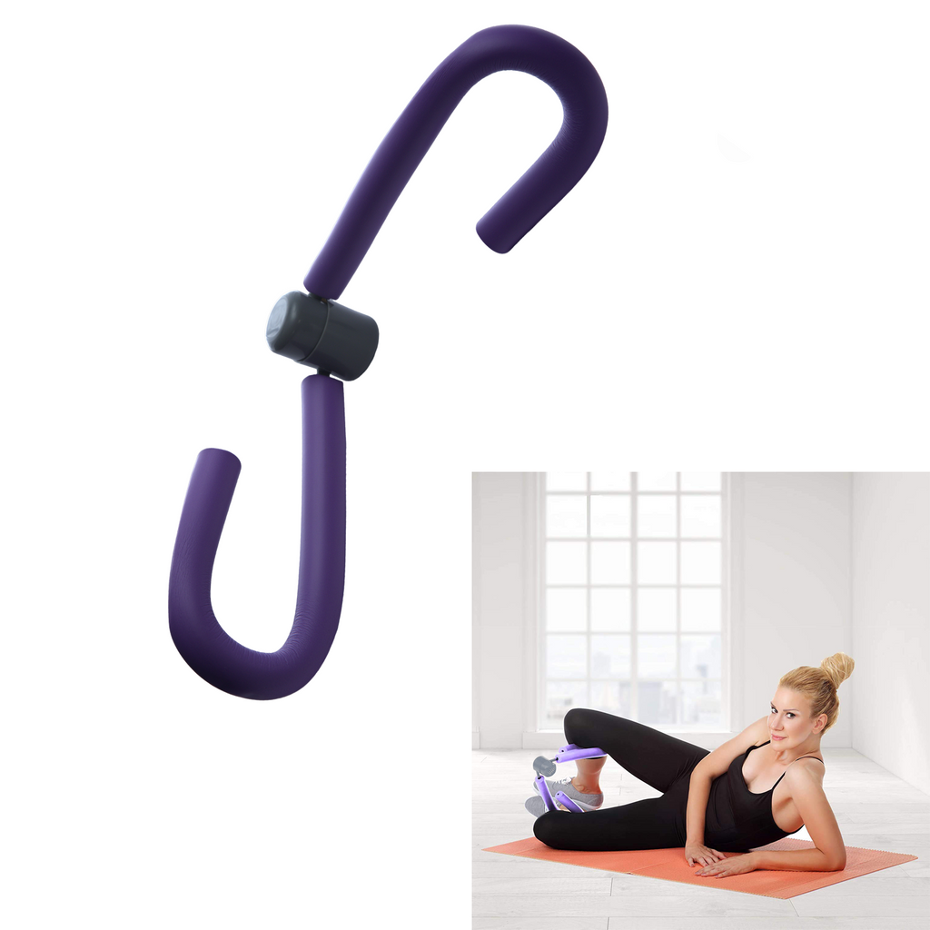 Purple Multi-Function Leg Trainer – Inner Thigh & Pelvic Floor Exerciser for Toning, Lifting & Postpartum Recovery | Compact Home Fitness Tool