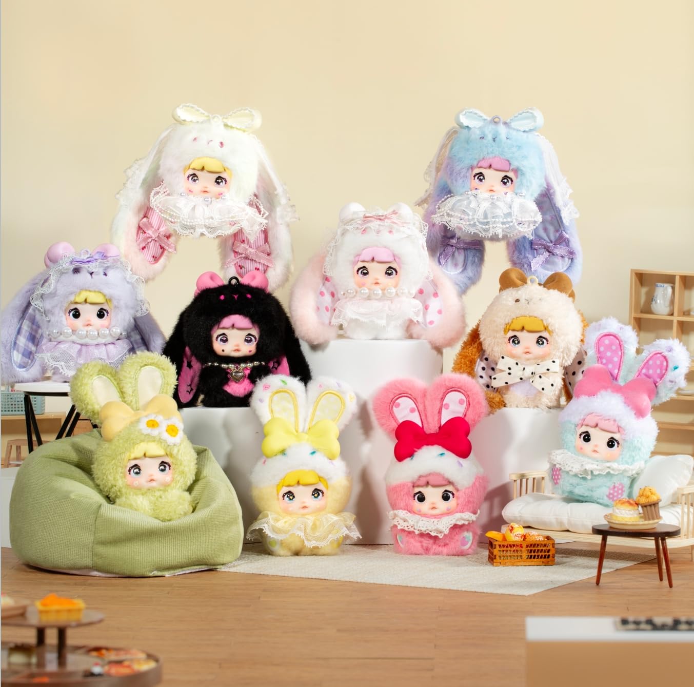 Nommi Baby Sweetheart Bunny Plush Blind Box,Plush Doll,, image 3