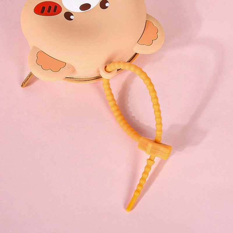 Cute Animal Silicone Coin Purse with Zipper & Wrist Strap | Mini Pouch for Earphones Keys
