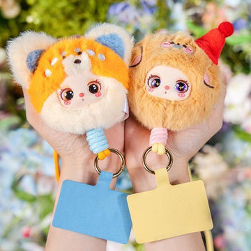 Baby Three-Lila's Zoo Mini Phone Lanyard Series Plush Adorable Stuffed Animal Accessory for Kids and Phone Enthusiasts 12 Regular Designs 1 Secret Design