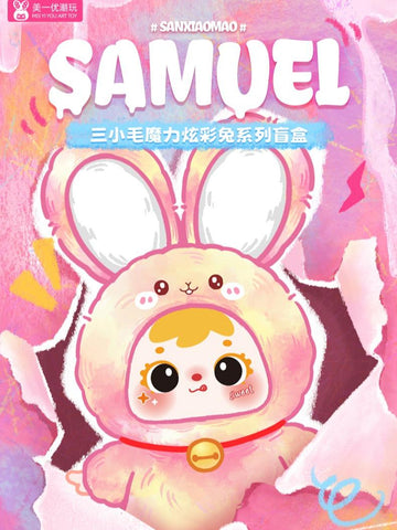 Samuel Magic Colorful Rabbit Blind Box,Plush Doll