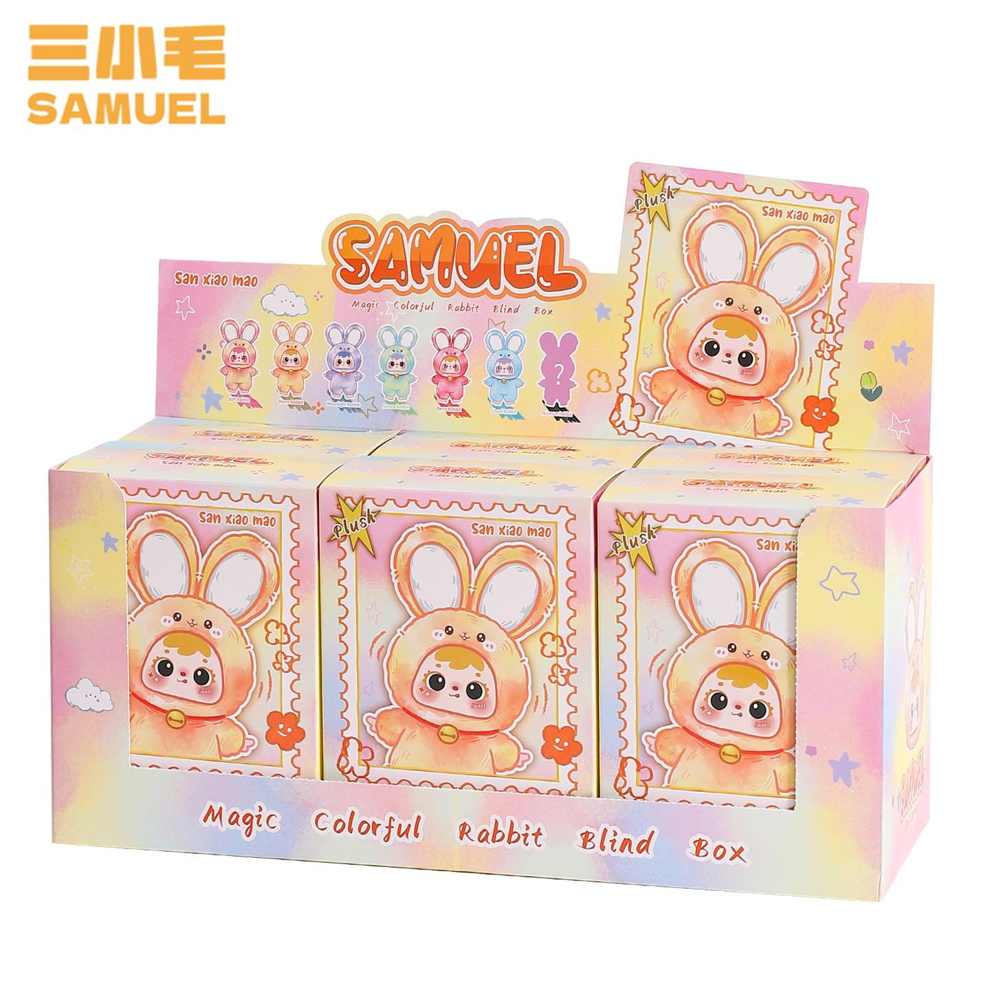 Samuel Magic Colorful Rabbit Blind Box,Plush Doll, image 9