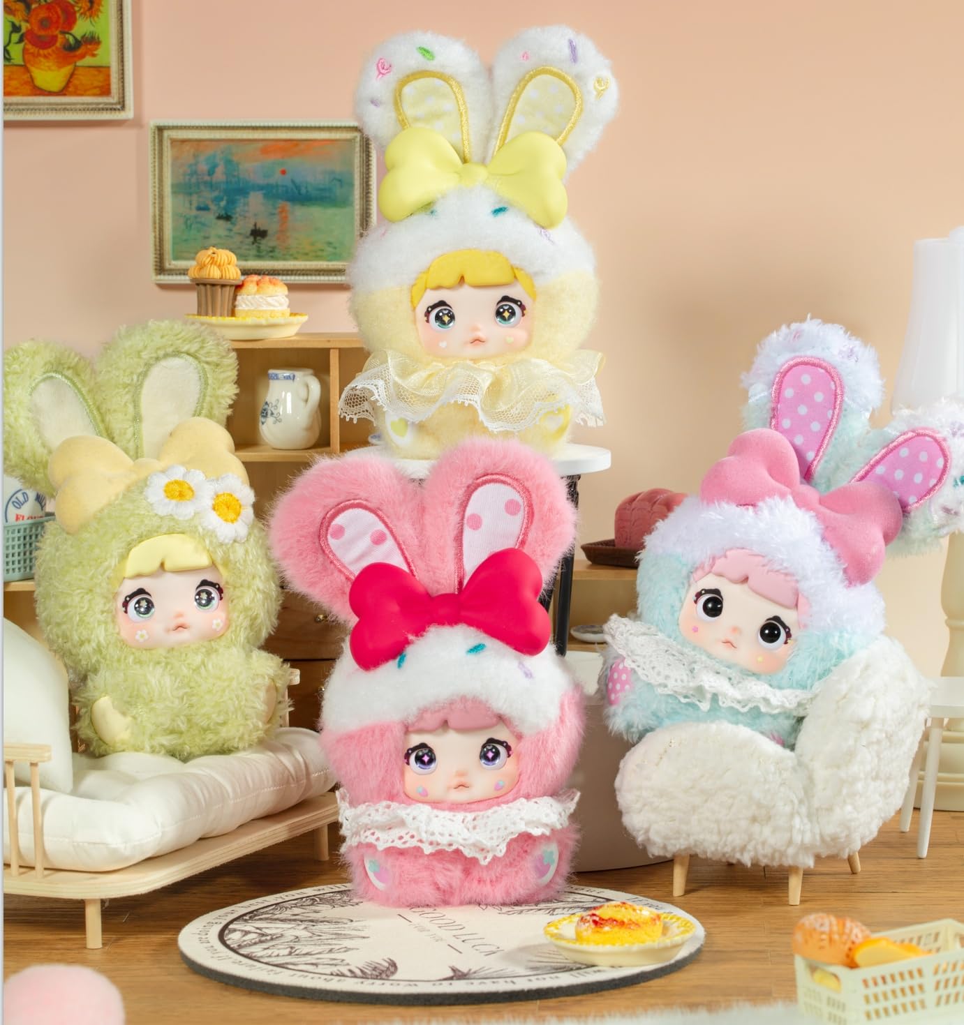 Nommi Baby Sweetheart Bunny Plush Blind Box,Plush Doll,, image 4