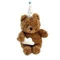Sleepy Bear Plush Toy with Nightcap & Cloud Pillow – Soft Cuddly Companion for Kids & Adults, Perfect Bedtime Gift or Nursery Decor (Brown)
