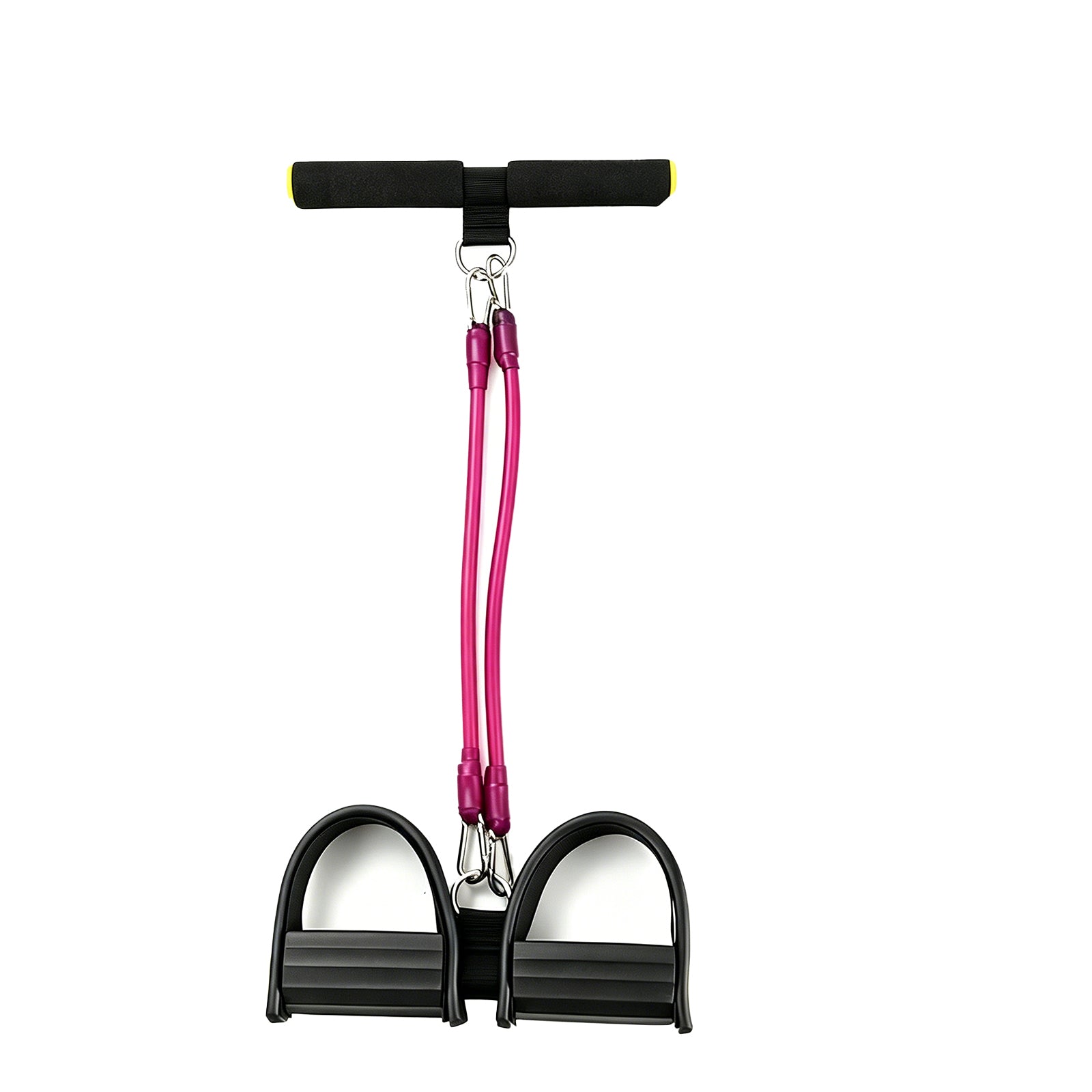 4-Tube Foot Pedal Resistance Band – High-Density Elastic Yoga Puller for Core, Legs & Full-Body Toning at Home, image 2