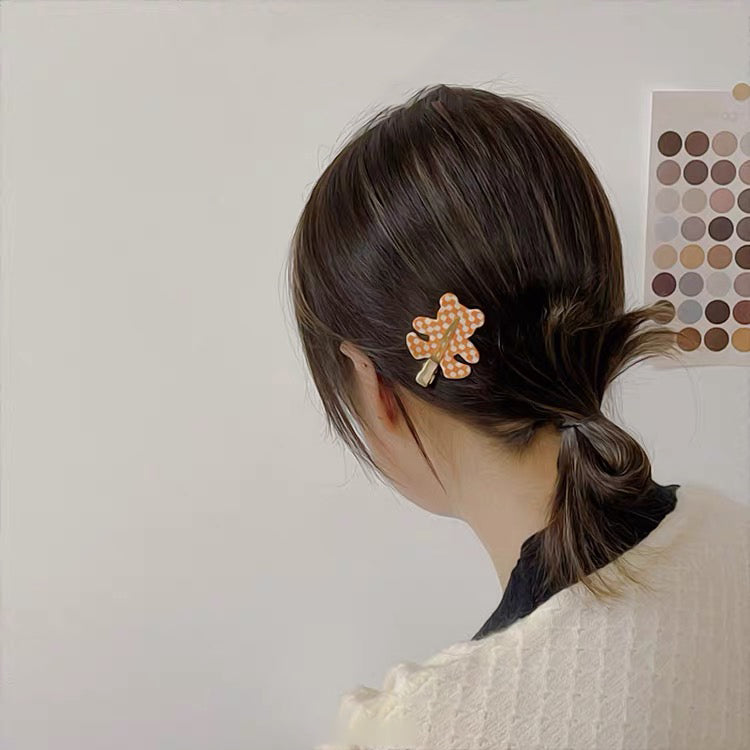 Checkered Bear Hairpin