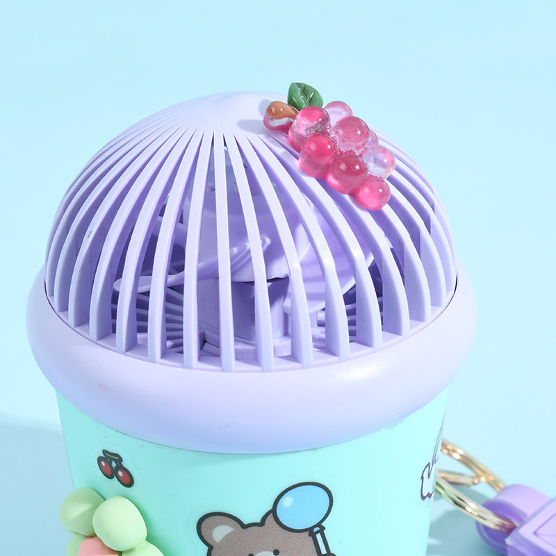 Candy Jar Keychain with Fan