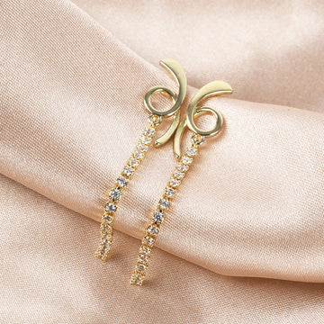 Zircon Drop Earrings