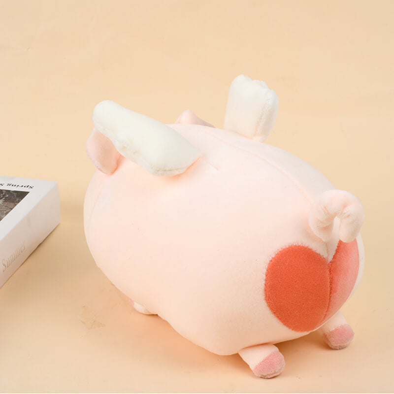 Angel Pig Stuffed Toy 7.9"-Soft Fat Pig Plush Toy Gifts for Kids, Valentine, Christmas