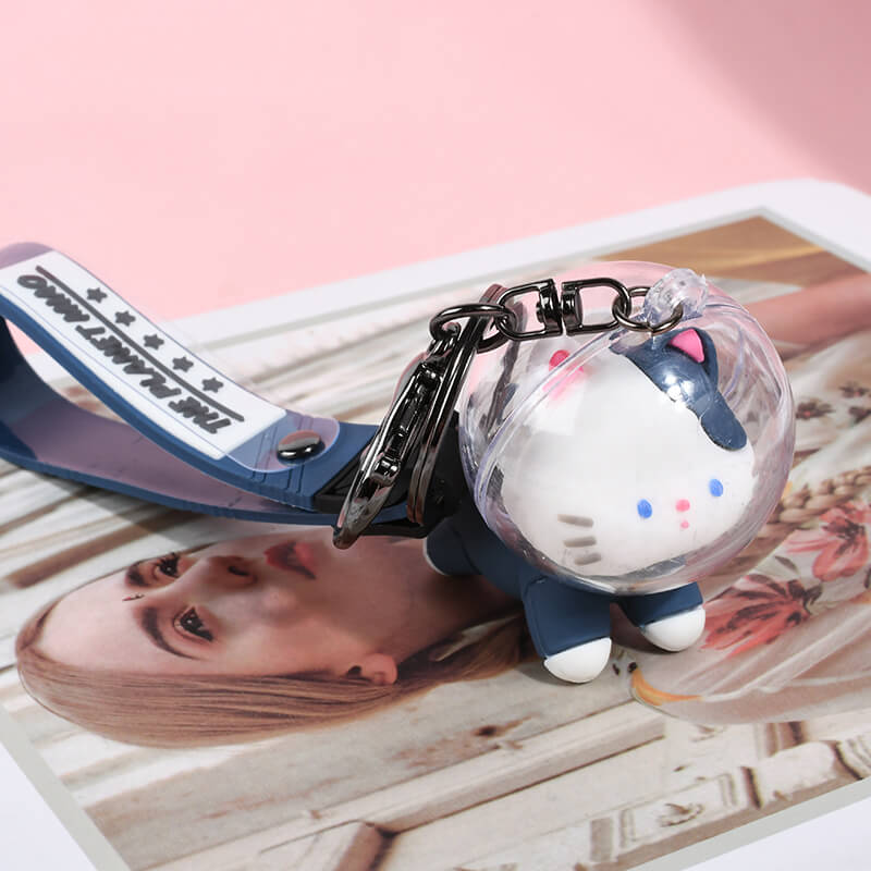 Space Cat Keychain