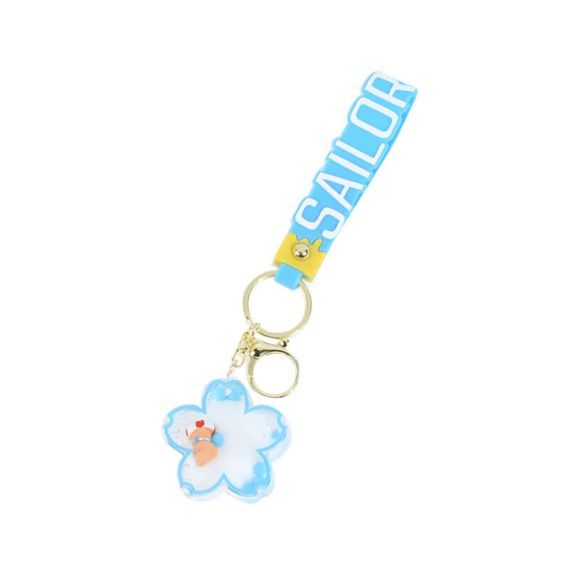 Floral Floating Keychain