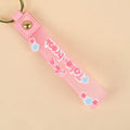Cute Lazy Sofa Animal Keychain with Bell & Silicone Wrist Strap | Duck Lamb Figure Bag Charm, image 9