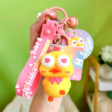 Chick Pendant Keychain
