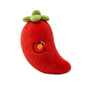 Funny Green Pea & Red Chili Plush Toys – Soft & Cuddly Vegetable Buddies for Kids, Room Decor & Stress Relief Gifts, image 1