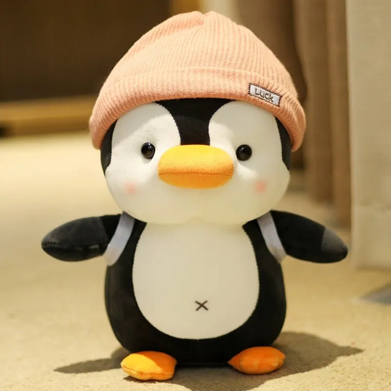 Penguin Plush Toy with Backpack 8.3 Inches