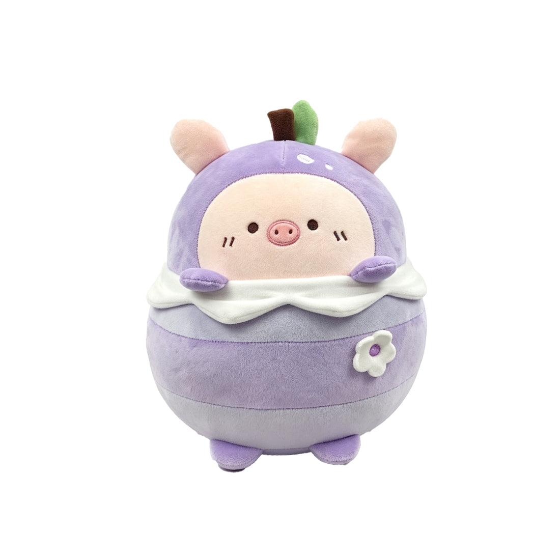 Purple Eggplant Pig Plush Toy – Cute Kawaii Vegetable Animal Hybrid Doll for Kids, Room Decor & Stress Relief Gift