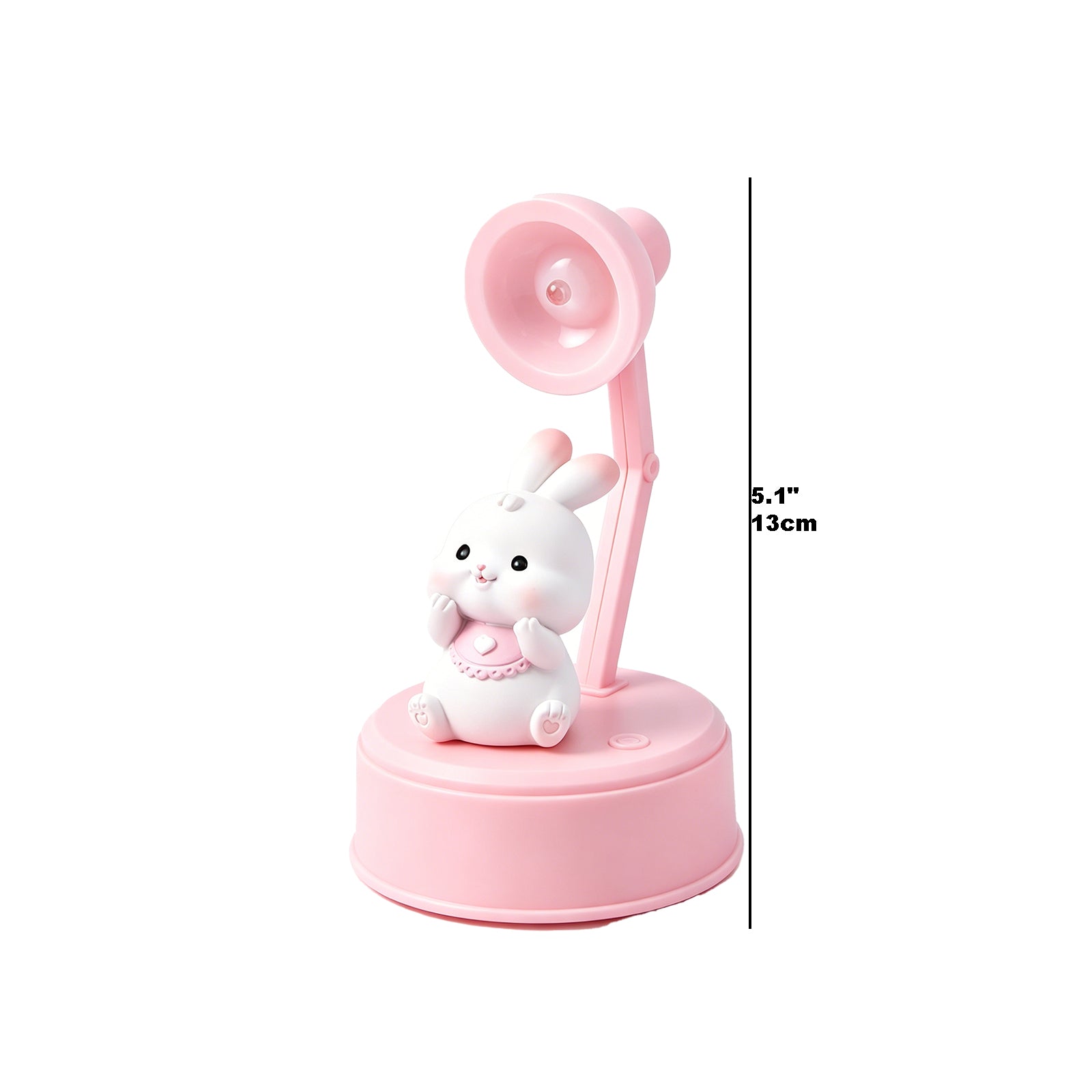 The Dreamy Bunny Companion Lamp – Adorable Kawaii Rabbit Night Light with Warm Glow, Portable Bedside Lamp for Kids' Room, Study Desk & Aesthetic Dorm Decor 中文参考：
