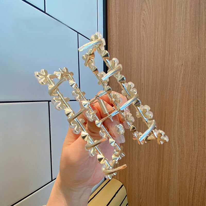 Flower Hair Claw Clip