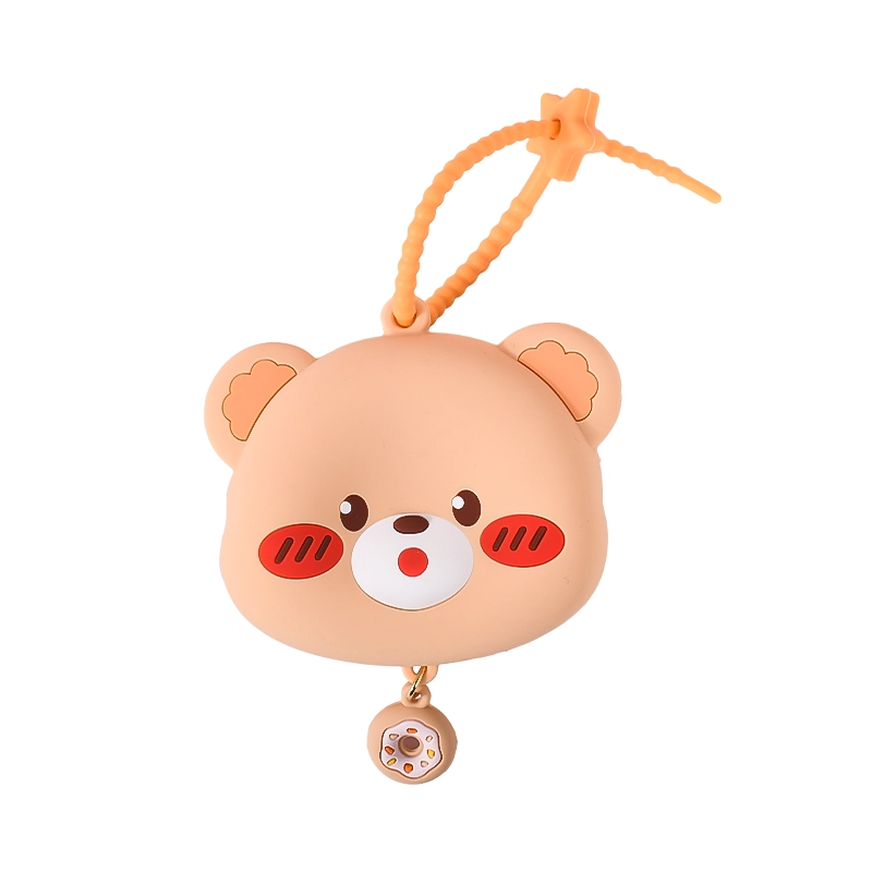 Cute Animal Silicone Coin Purse with Zipper & Wrist Strap | Mini Pouch for Earphones Keys