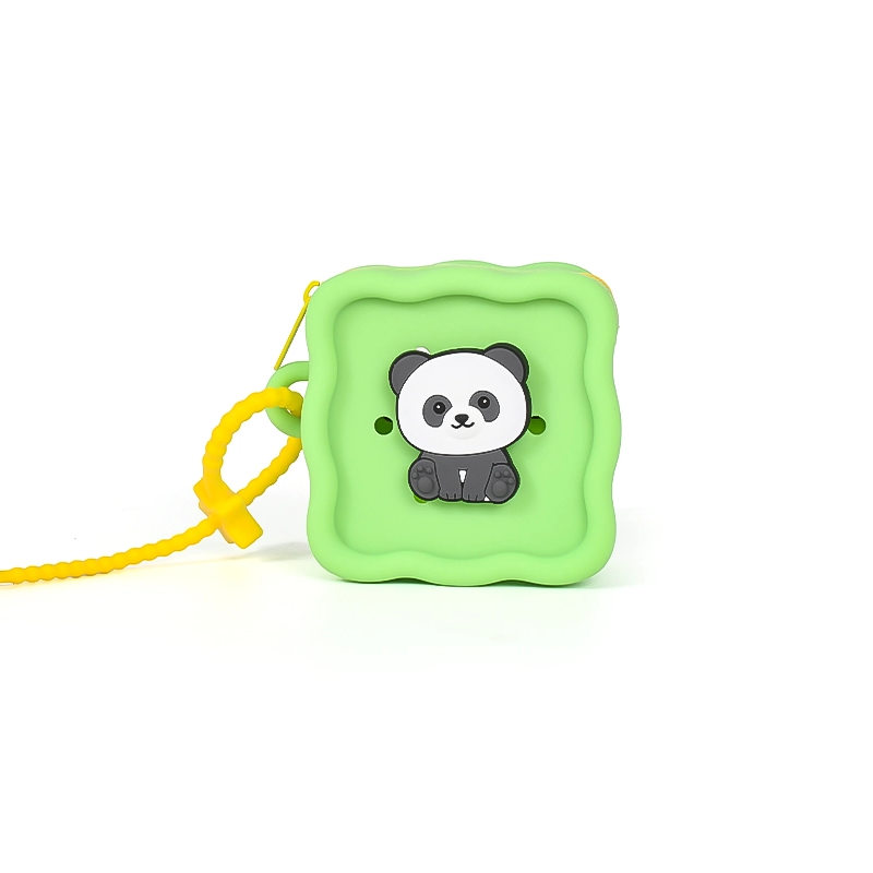 Cute Animal Silicone Coin Purse with Zipper & Wrist Strap | Mini Pouch for Earphones Keys