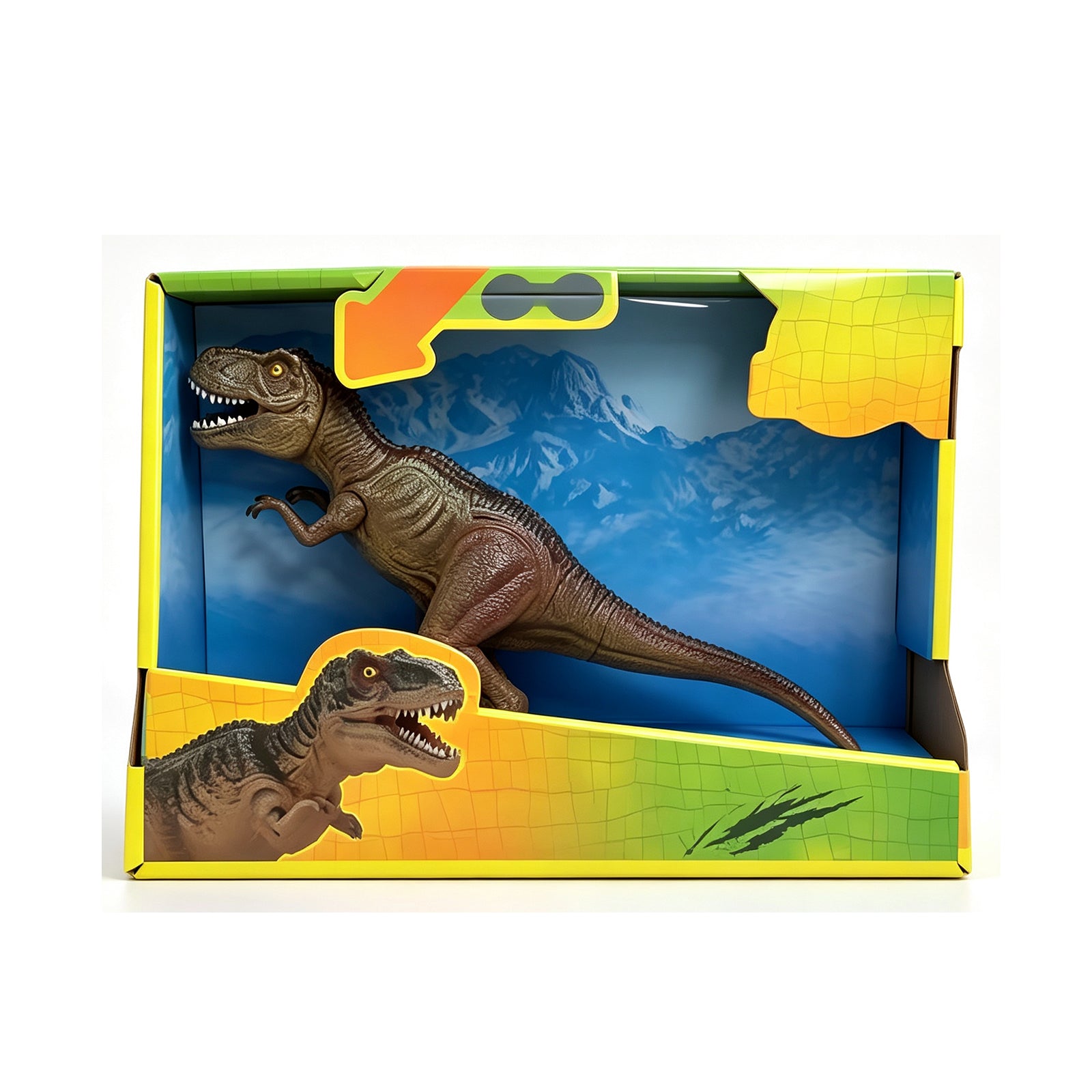 Dino Walkers Light & Sound Dinosaur Toy Set – Movable Joints, Realistic Roar & Glow for Kids 8+