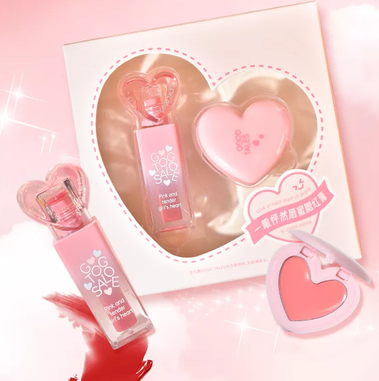 Lovely Cream Blush&Lipstick Set