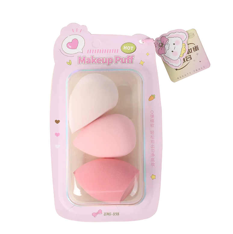 Bunny Beauty Blender Set 3 Pcs