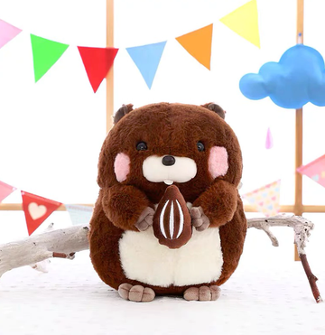 Groundhog Plush Toy 7.5 inches - Brown