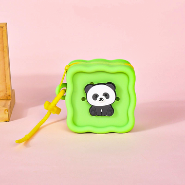 Cute Animal Silicone Coin Purse with Zipper & Wrist Strap | Mini Pouch for Earphones Keys