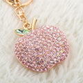 Luxury Rhinestone Apple Keychain – Sparkling Fruit Charm for Car, Bag & Keys | Perfect Gift for Women & Girls, image 8