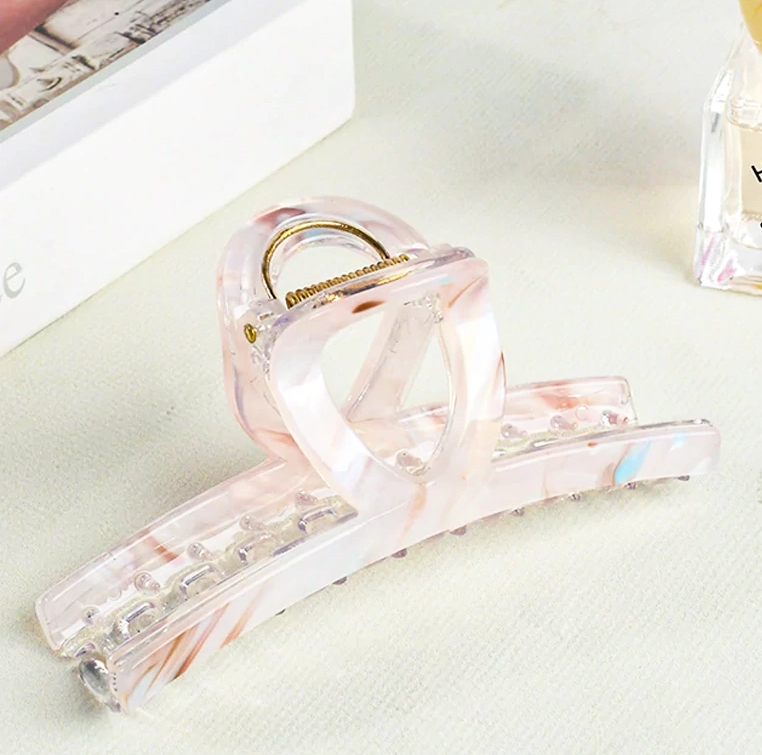 Sparkling Cross Claw Hair Clip