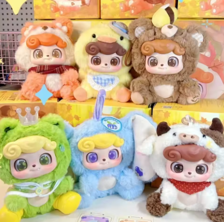 Qkid Animal Kindergarten Series Plush Cute Blind Box Desktop Decorations Fashion Mystery Box Toy Collectibles Surprise Gifts