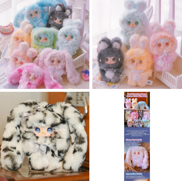 Yooki-Hopping Bunny plush series