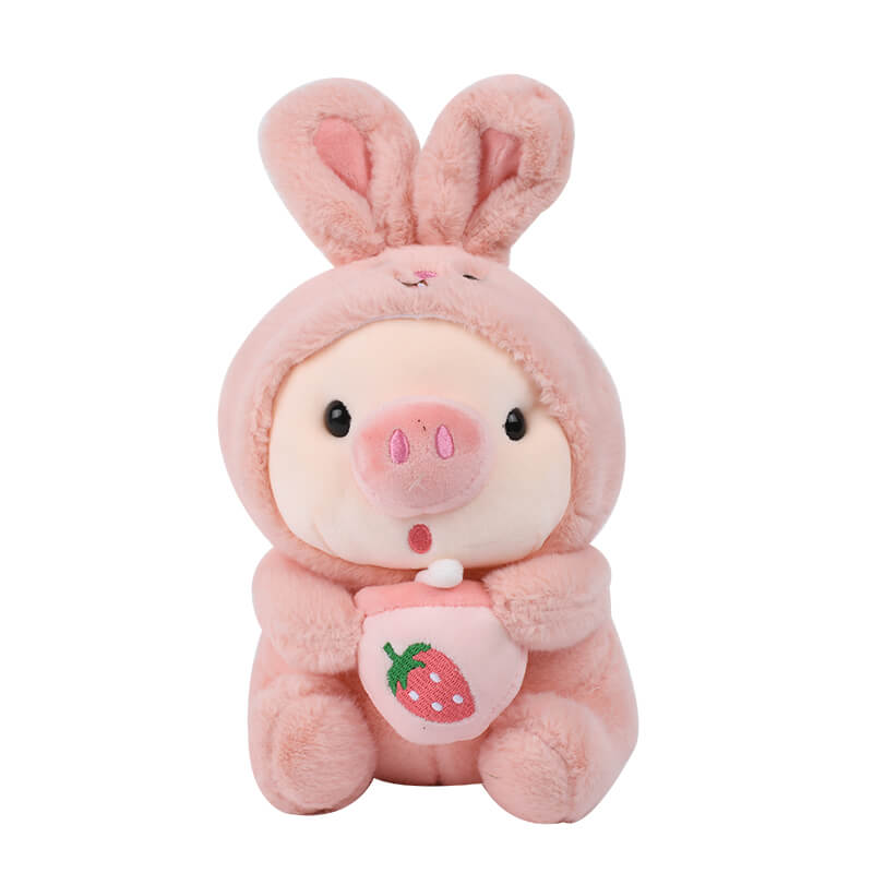 Bunny Piggy Stuffed Toy 8.7″ – Rumi Life