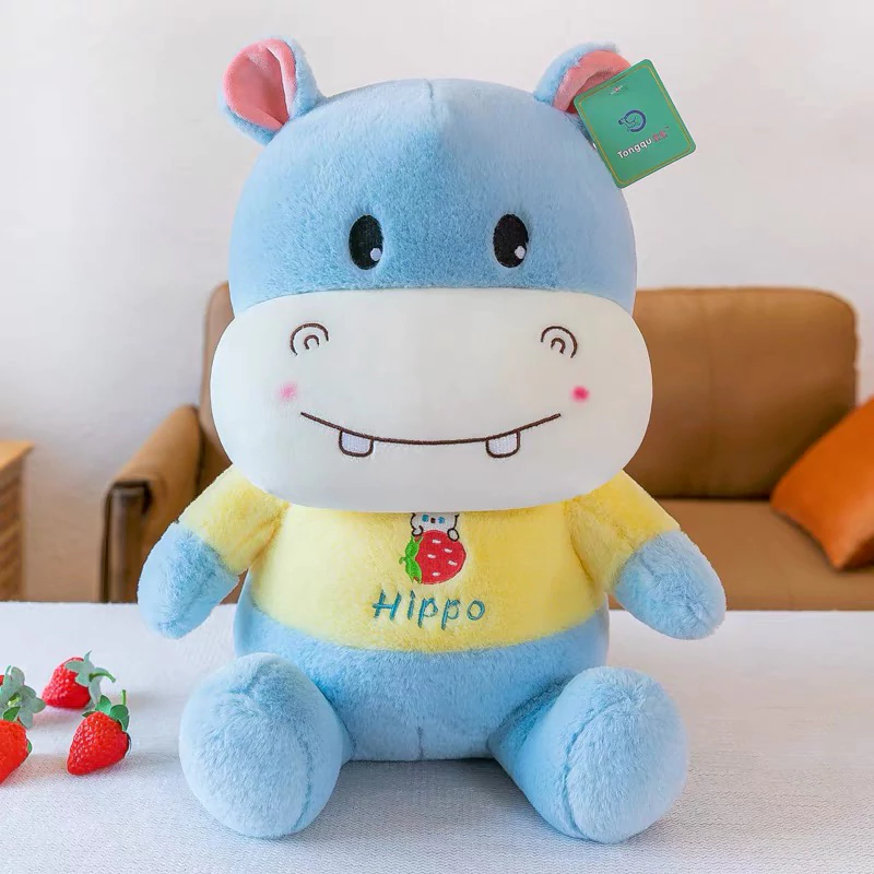 Cute hippo store plush